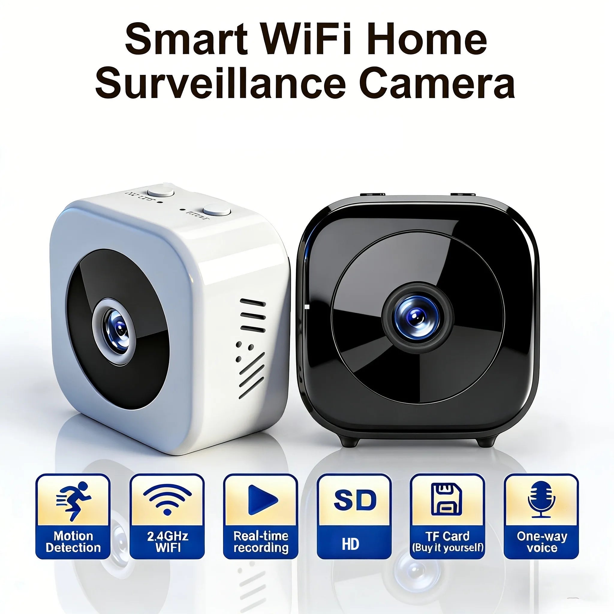 Mini HD Wifi Smart Monitor Surveillance Camera Video Voice DV Recorder Indoor Covert Wireless Security Camera Small Nanny Cam