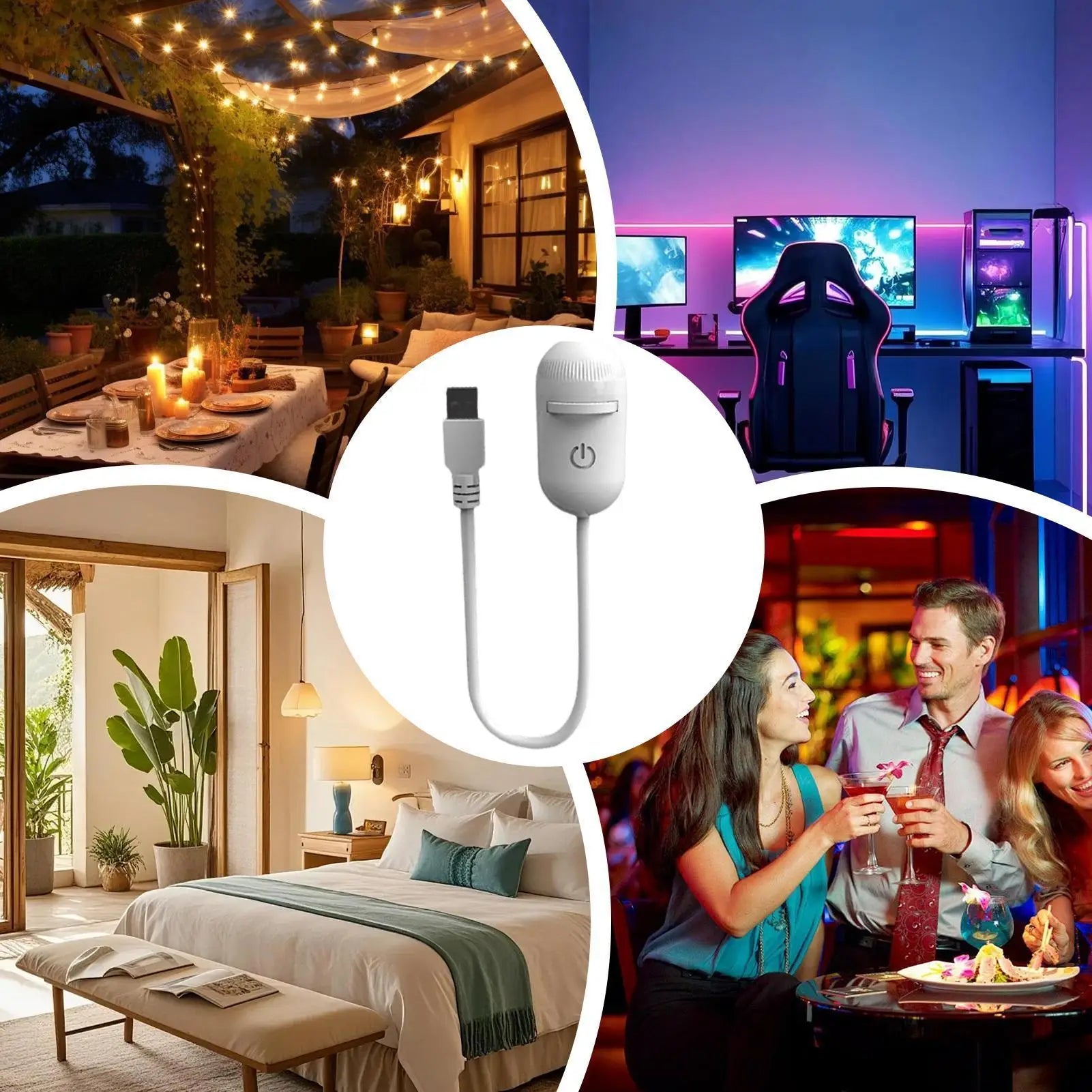 Galaxy Projector Night Light with 24 Slides, 360  Rotating USB Starry Sky Lamp, Adjustable Brightness LED Home Decor for Bedroom