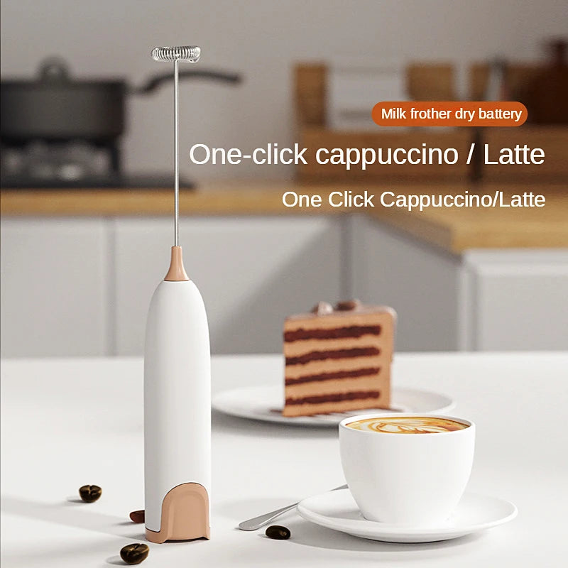 Electric Milk Frother Kitchen Drink Foamer Mixer Stirrer Coffee Cappuccino Creamer Whisk Frothy Blend Whisker Egg Beater