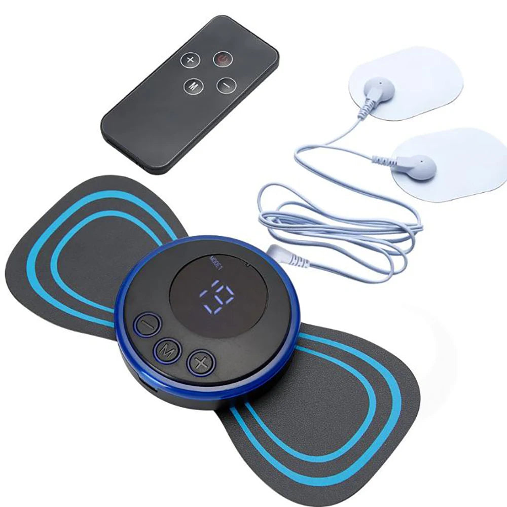 EMS Neck Massager Electric Neck Stretcher Cervical Muscle Pain Relief Shoulder Relaxation Massage Patch Mini Neck Massager Patch