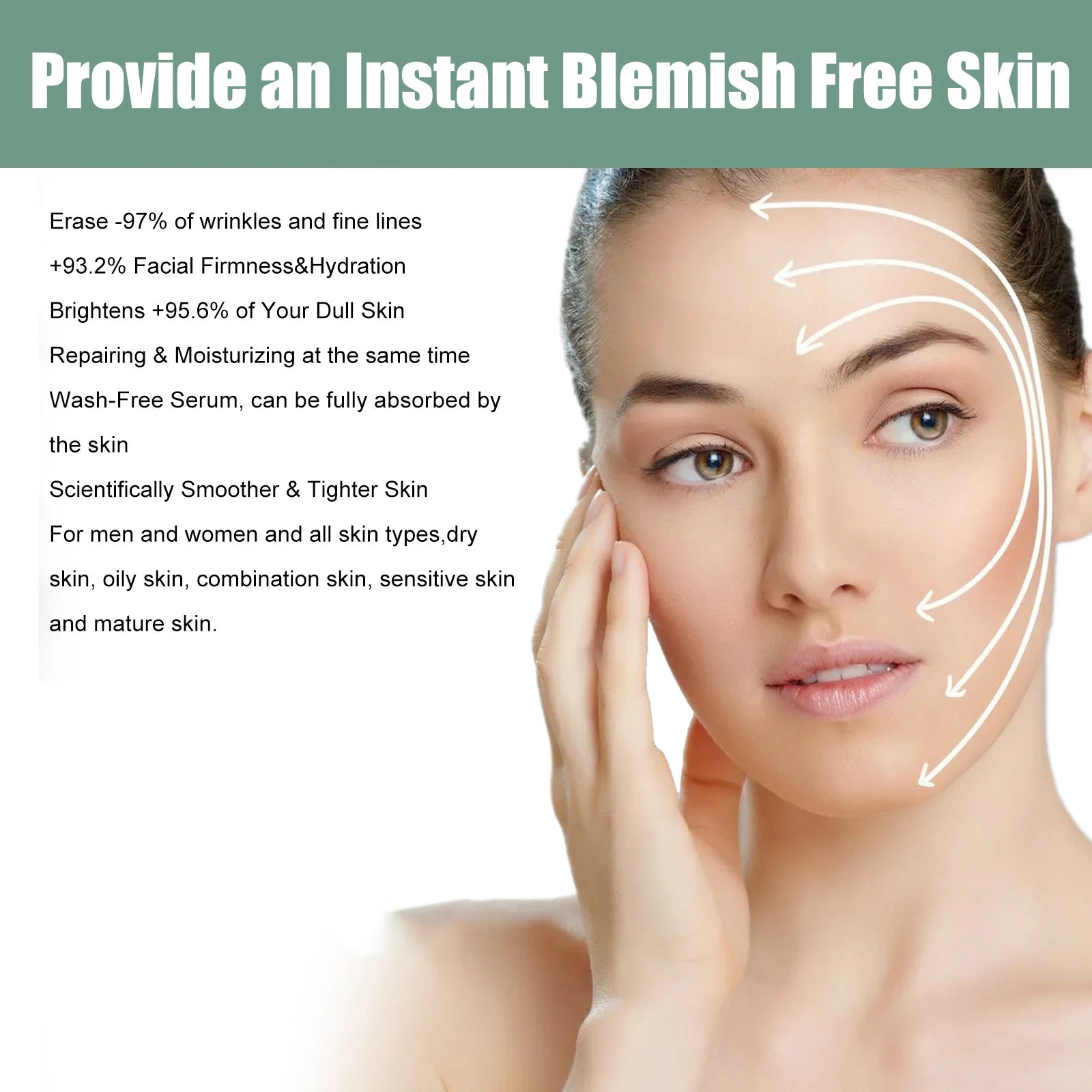 EELHOE Collagen Booster Serum Firming Lifting Wrinkle Remover Anti-aging Serum Fade Fine Lines Face Essence Nourishing Skin Care