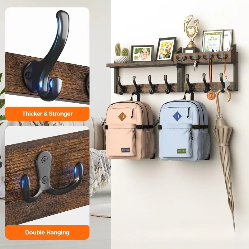 Floating Wall Shelf Wood Organizer Shelves Multifunctional Floating Storage Rack Aesthetic Display Racks Organizers Furniture