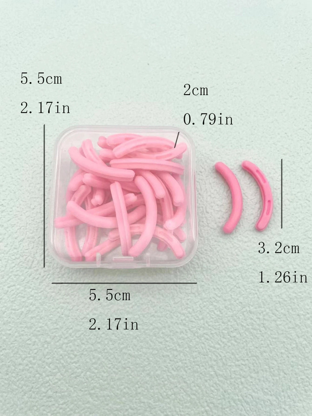 30Pcs Eyelash Curler Refill Eyelash Curler Pad,Silicone Rubber Curler Replacement Pad For Universal Eyelash Curler With Box