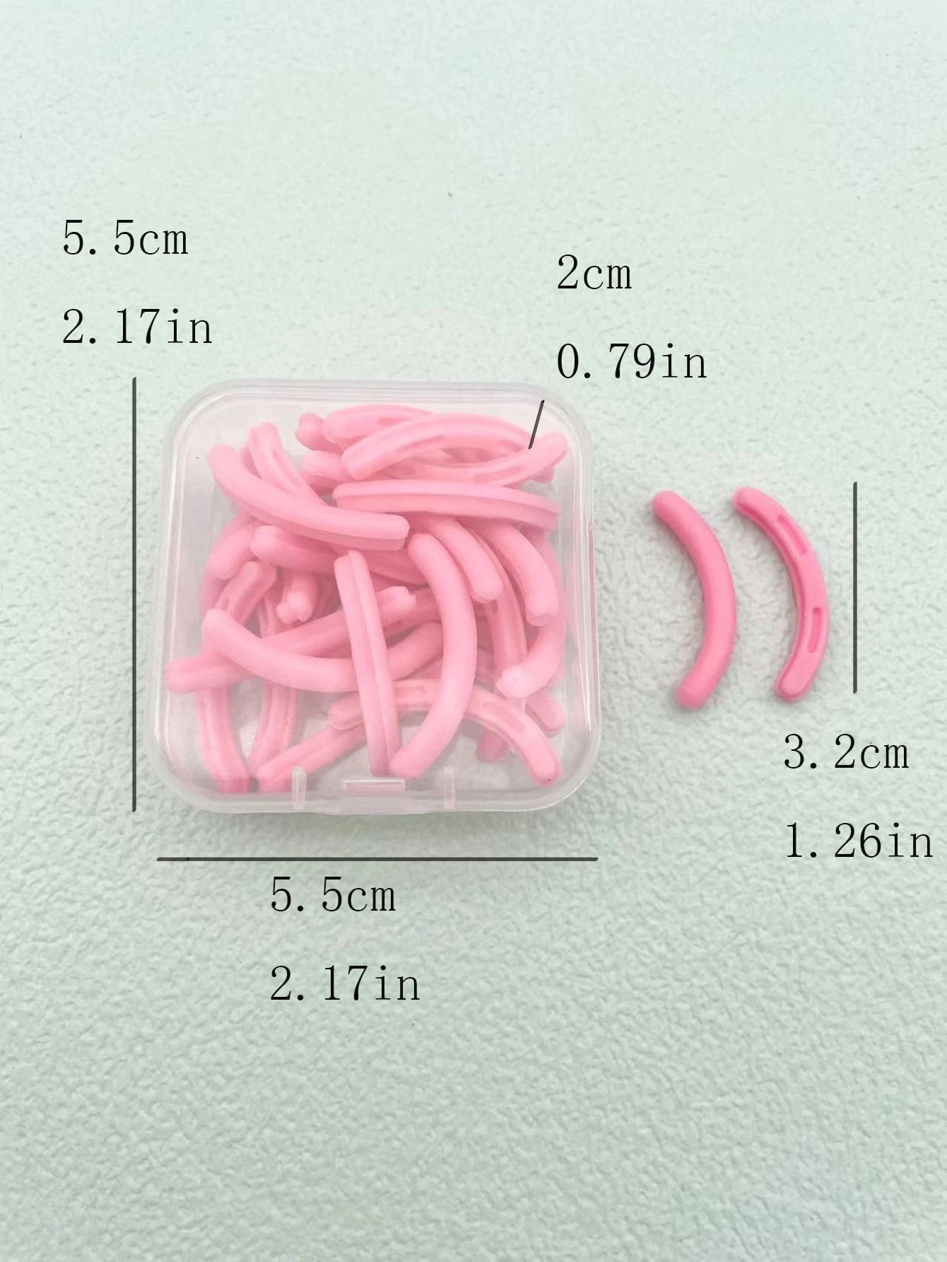 30Pcs Eyelash Curler Refill Eyelash Curler Pad,Silicone Rubber Curler Replacement Pad For Universal Eyelash Curler With Box