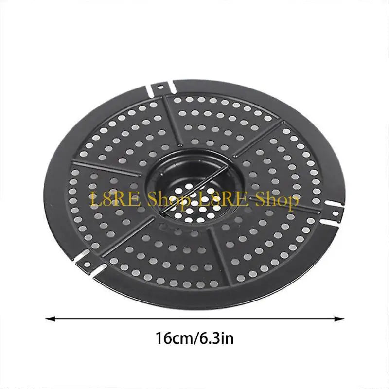 L8RE Air fryer Accessories Round Air Fryer Grill Pan Grill Plate Crisper Plate Replacement Part Tray Rack Cooker