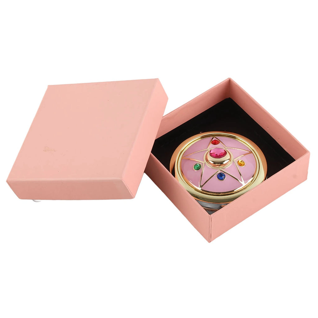 Anime Makeup Mirror Anime Makeup Mirror Star Crystal Star Cosmetic Makeup Folded Mirror Cosplay Prop Folded Mirror Makeup Mirror