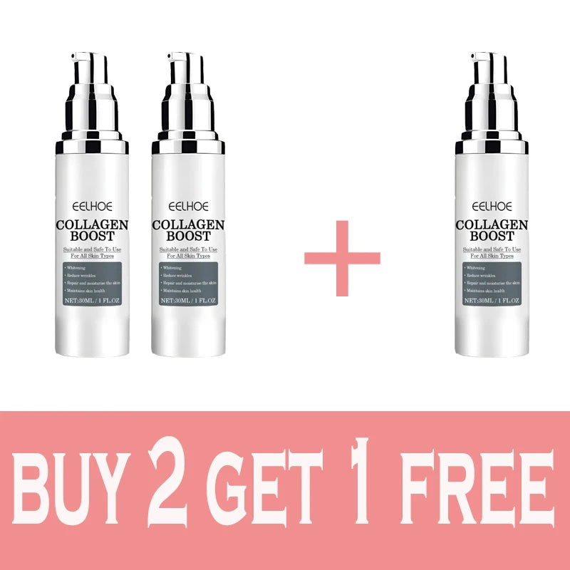 Collagen Booster Face Cream Moisturizing Firming Fade Fine Lines Face Brightening Collagen Booster Hyaluronic Acid Skin care
