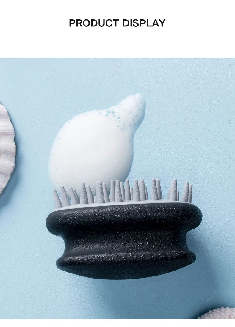 Silicone Hair Washing Brush Massage Brush Adult Hair Washing Tool Shampoo Comb Head Brush Scalp Scratcher Shampoo Brush