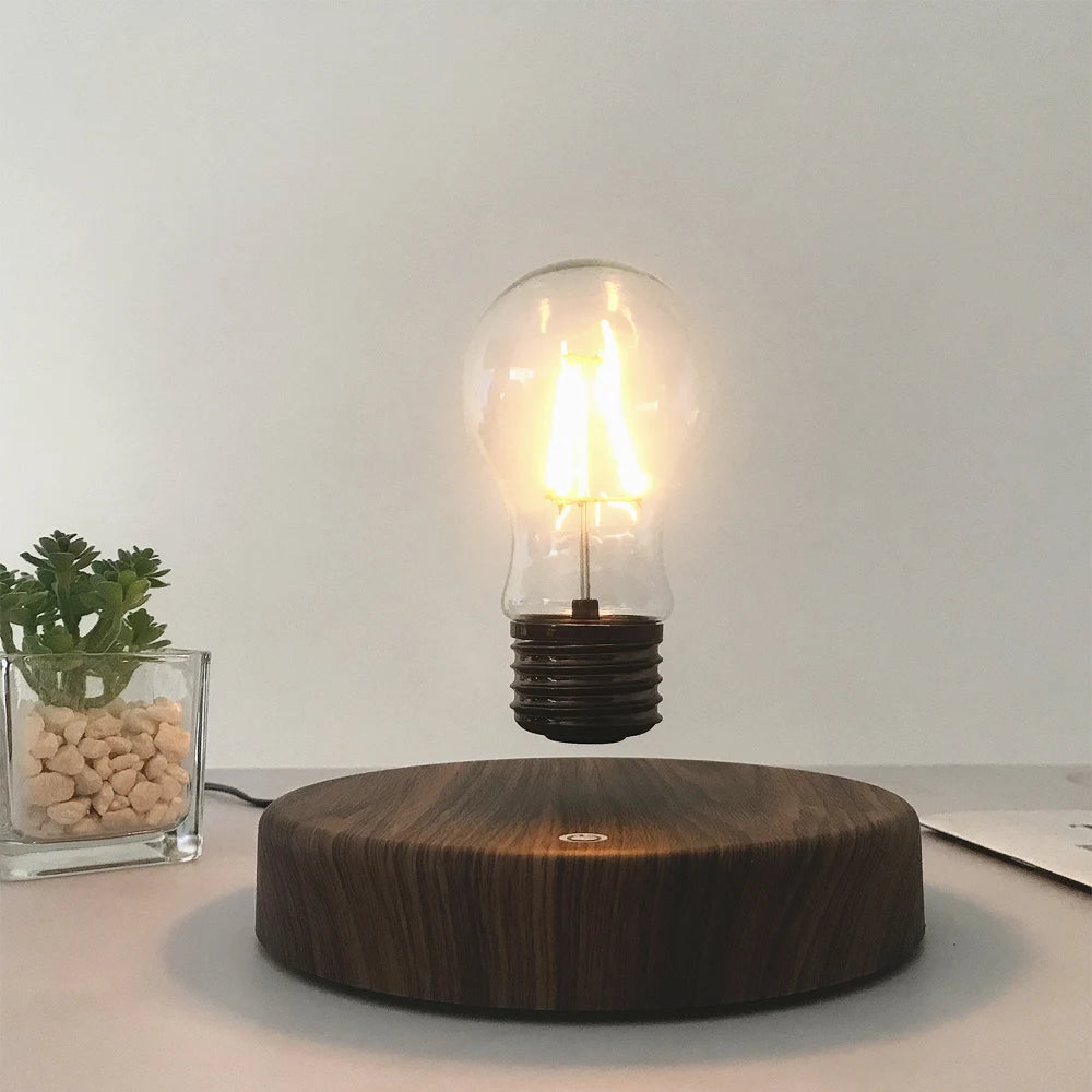 Magnetic Levitation Lamp Creativity Floating Glass LED Bulb Home Office Desk Decoration Birthday Gift Table Novelty Night Light