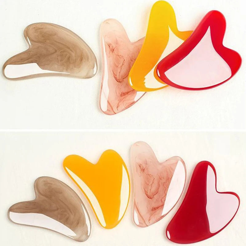 1Pcs Resin Guasha Stone For The Face Roller Gouache Scraper Guasha Stone Face Roller Gua Sha Tool Face Roller Massager