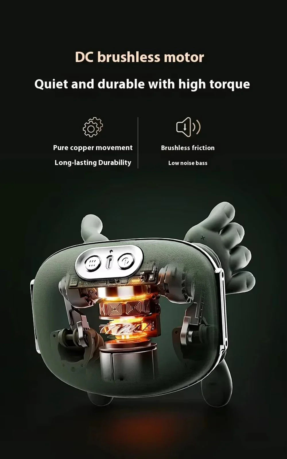 New Shoulder and Neck Massager, Fully Automatic Charging Finger Press Hand Massager (Without Heating)