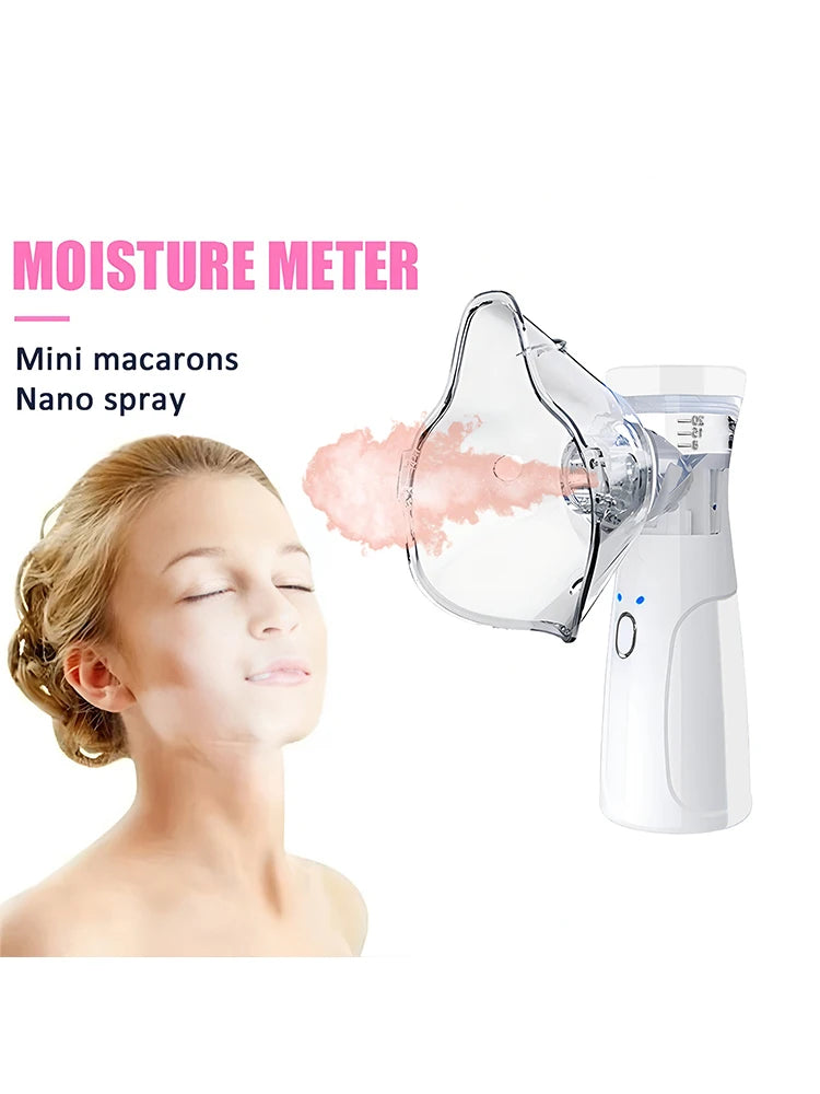 Spray-head Nano Mist Sprayer Mini Handheld Hydrating Humidifier Skin Care Portable Facial Steamer Nebulizer
