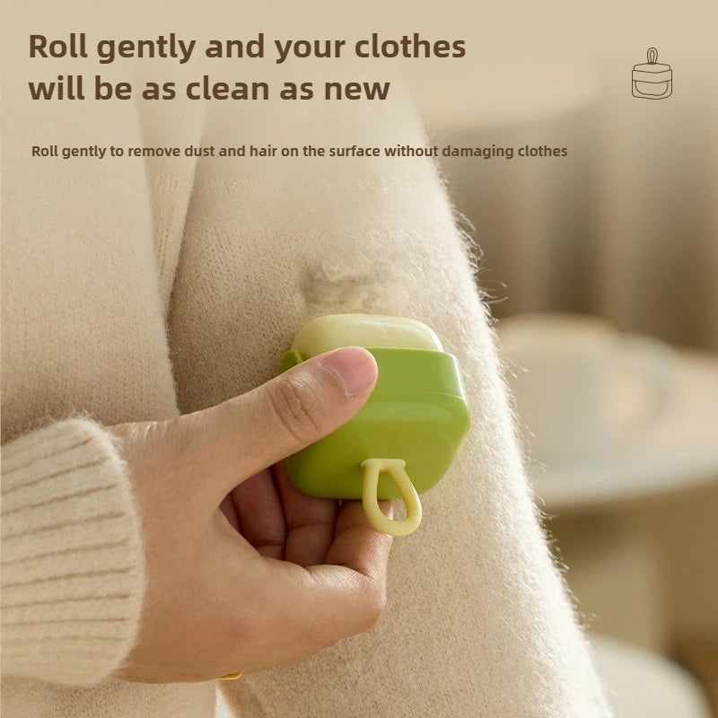 Washable Portable Lint Roller Reusable Roller Clothes Pet Hair Remover Dust Removal Eliminator Brush Hair Sticky Cleaning Tool