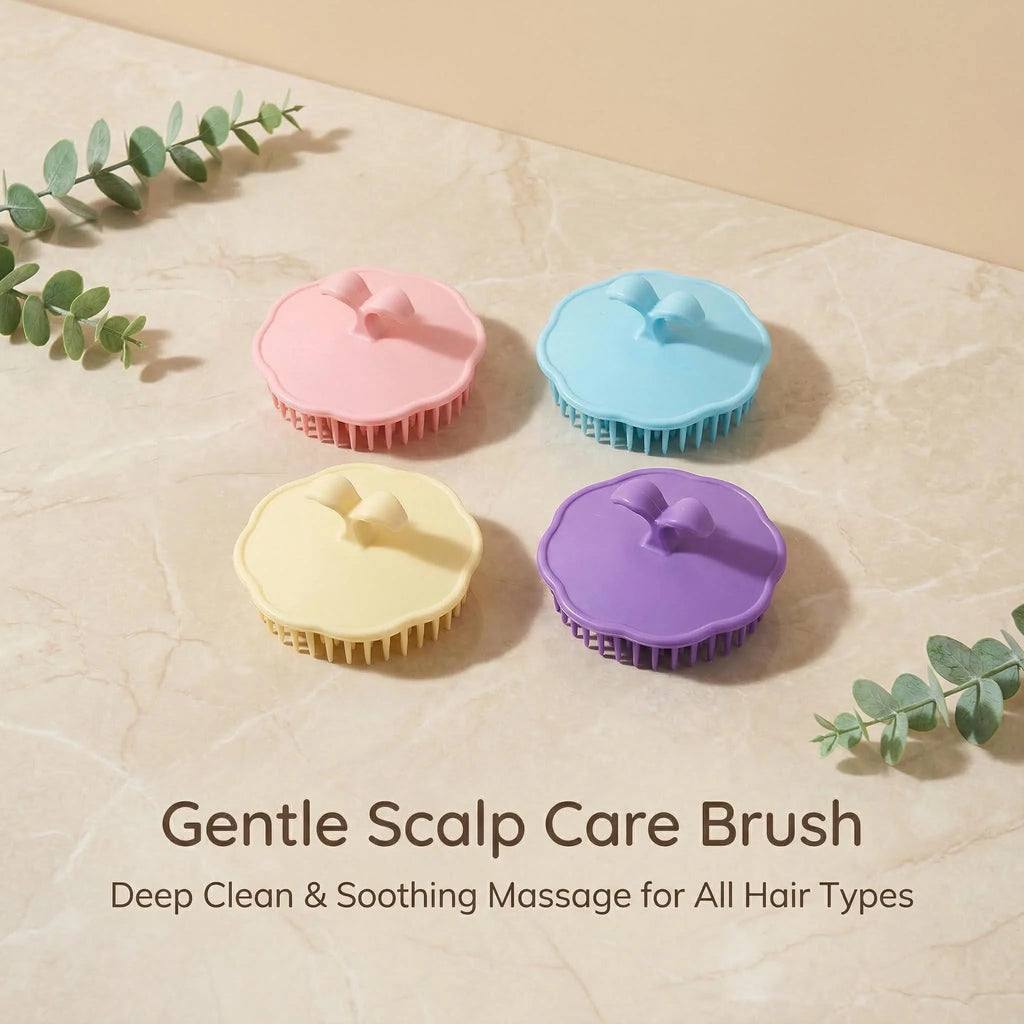 Shampoo Brush Hair Washing Comb - Cleansing Hair Brush Head Comb for Deep Cleaning And Scalp Massage