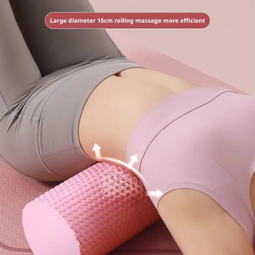 30cm Round Eco Friendly Foam Roller Cylinder Hexagonal Roller For Pilates Exercise Enhanced Home Workouts For Leg Muscle Massage