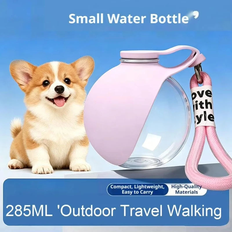 Portable Dog Water Bottle Travel Dog Water Dispenser with Bowl No-Spill Puppy Water Bottle for Walking Hiking Dog Water Bottle
