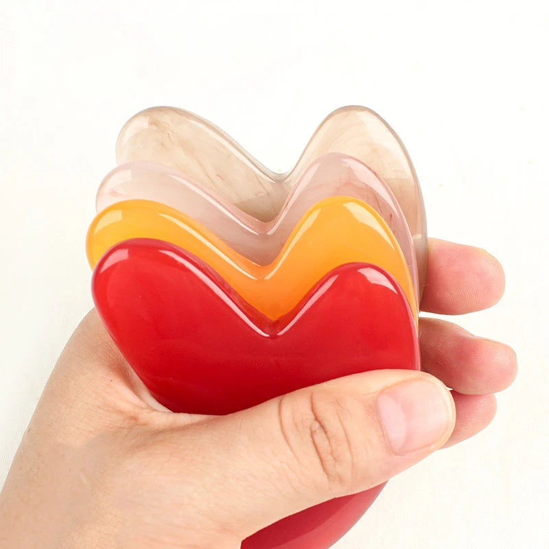 1Pcs Resin Guasha Stone For The Face Roller Gouache Scraper Guasha Stone Face Roller Gua Sha Tool Face Roller Massager