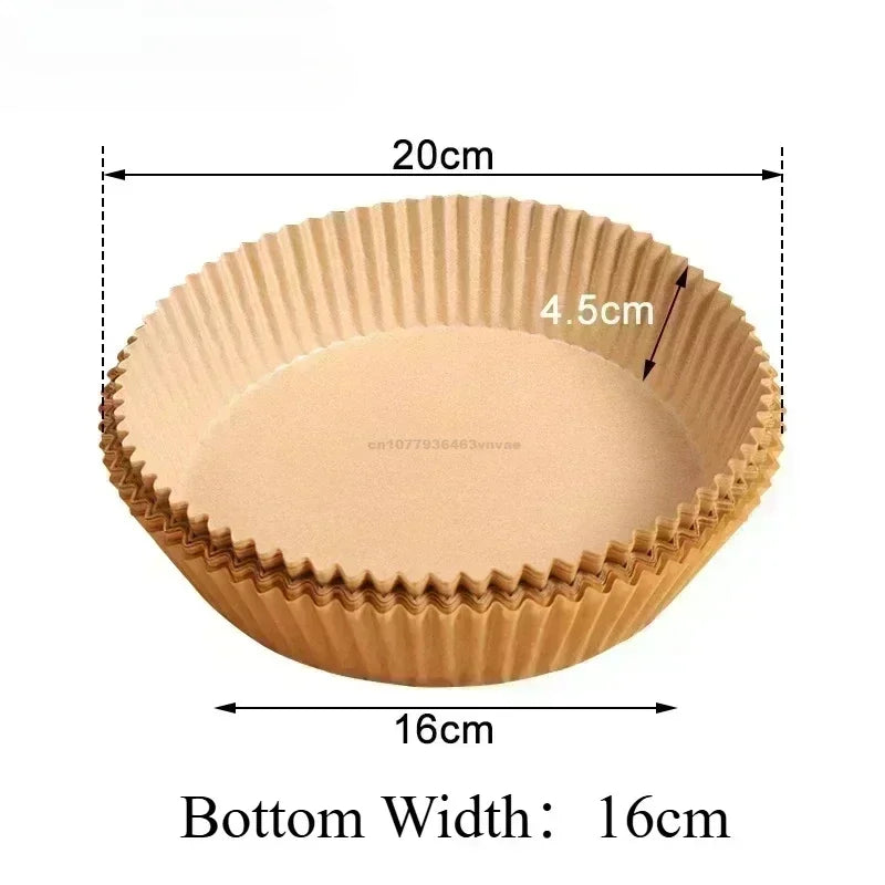 Accessories for Air Fryer Accessories Non-Stick Parchment Paper Liners for Deep Fryer Baking Sheets for Healthy Cooking for Roas