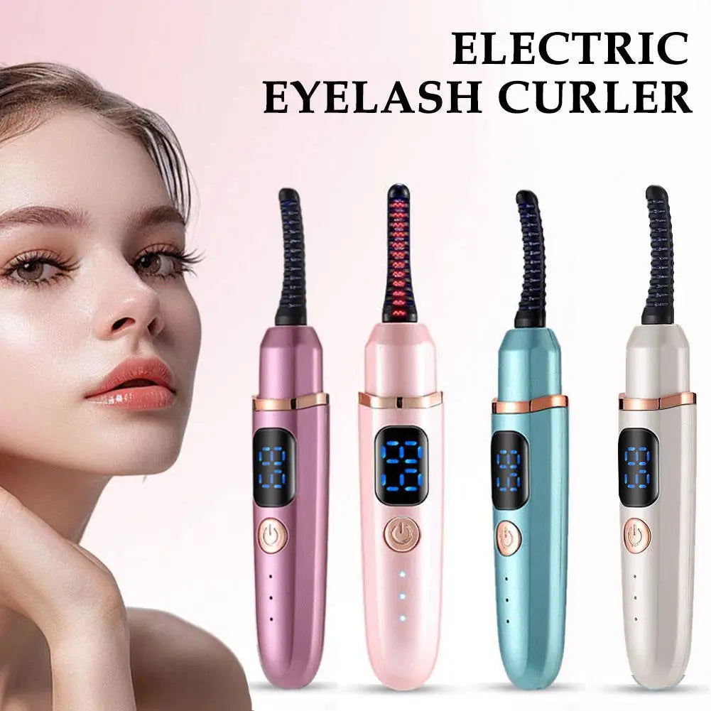 Heated Eyelash Curler With Battery  Electric Eyelash Curler, USB Rechargeable Makeup Tools, Ideal Gift For Women