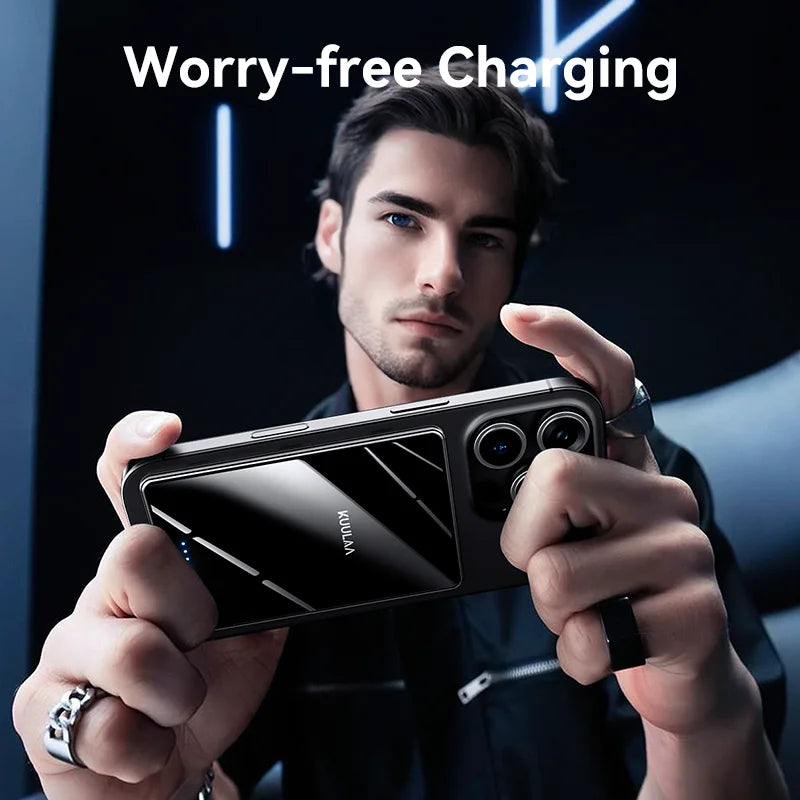 KUULAA Magnetic Power Bank 5000mAh Slim Wireless External Battery 20W Fast Charging for MagSafe Powerbank for iPhone 16 15 14 13