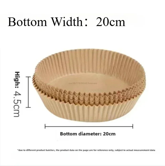 Accessories for Air Fryer Accessories Non-Stick Parchment Paper Liners for Deep Fryer Baking Sheets for Healthy Cooking for Roas