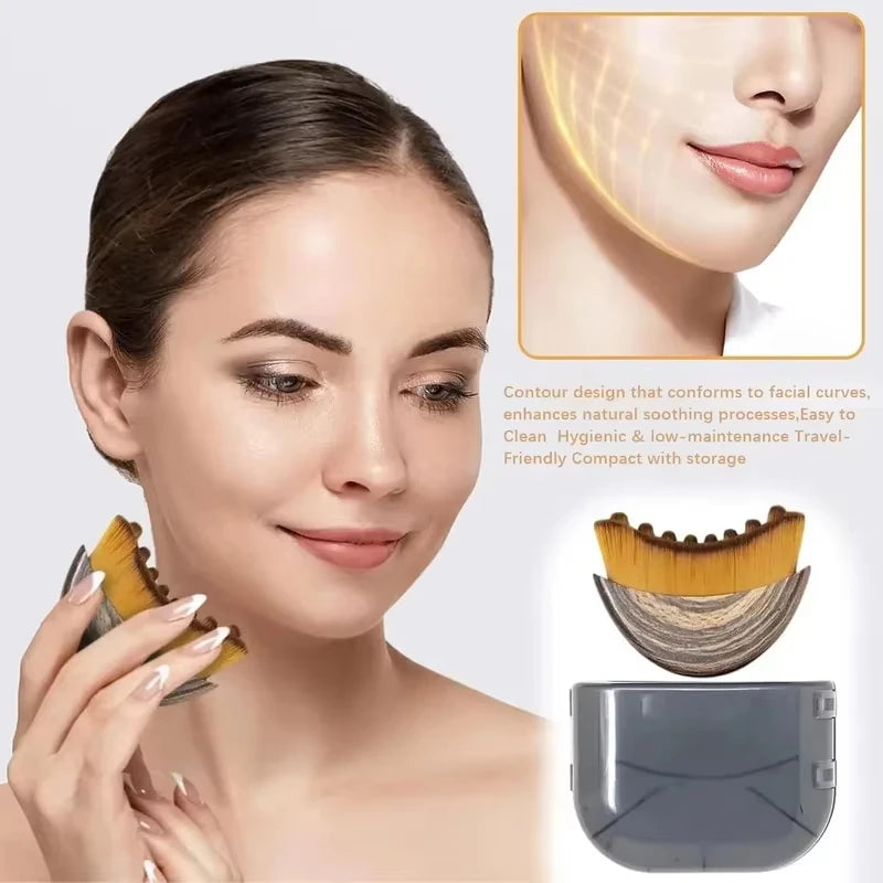 Facial Massage Tool Face Sculpting Gua Sha Ergonomic Chin Lifting Jawline Shaper Reduces Puffiness Skin Tightening Beauty Device