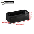 Magnetic Refrigerator Storage Rack, Magnetic Spice Rack, Metal Magnetic Hanging Basket, Wall Cabinet, Multifunctional Storage Box, No-Drill Installation