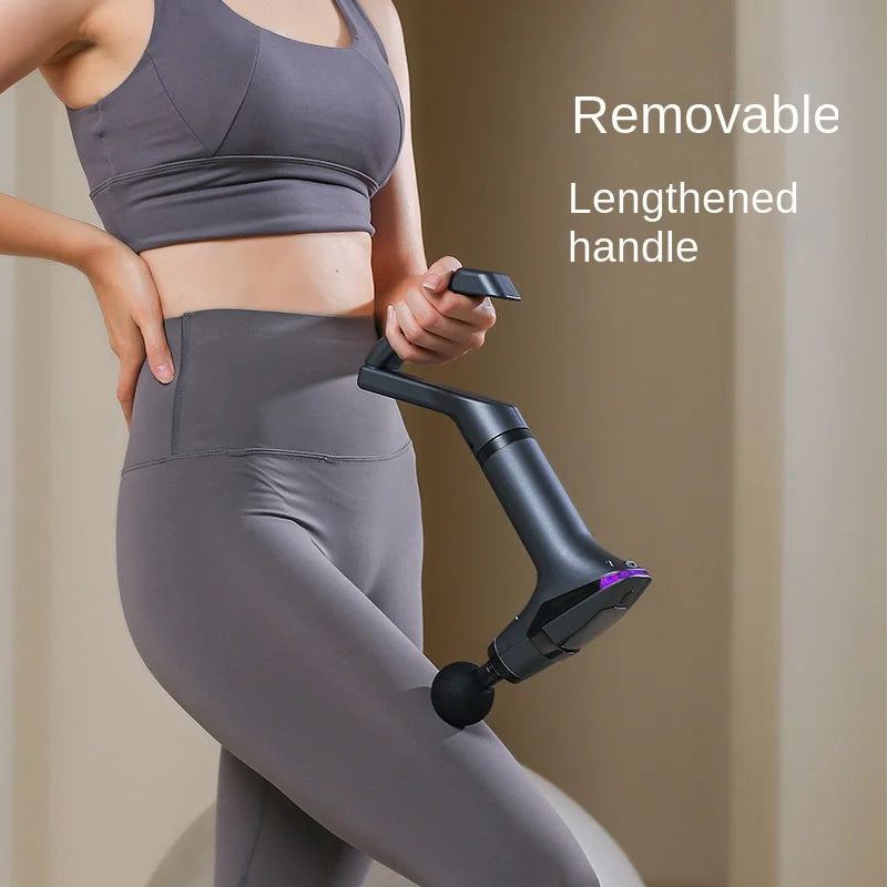 Hot Selling Long-handle Electric Massage Gun: Multifunctional for Muscle Relaxation, Deep Tissue Percussion Relief