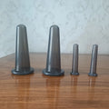 4PCS Silicone Vacuum Cupping Massage Jars Anti Cellulite Massage Facial Suction Cups Face Neck Lift Skin Scraping Beauty Tool