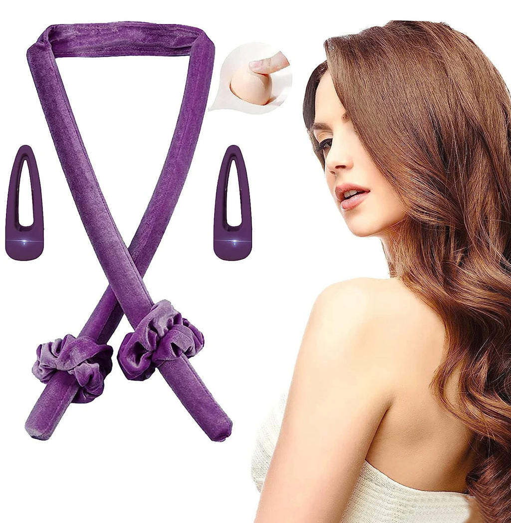 5/6/7pcs Set No Heat Hair Curler Salon Satin Sleeping Sleeping Cap Hat Soft Cooling Eye Mask and Hairpin for Household Travel