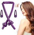 5/6/7pcs Set No Heat Hair Curler Salon Satin Sleeping Sleeping Cap Hat Soft Cooling Eye Mask and Hairpin for Household Travel
