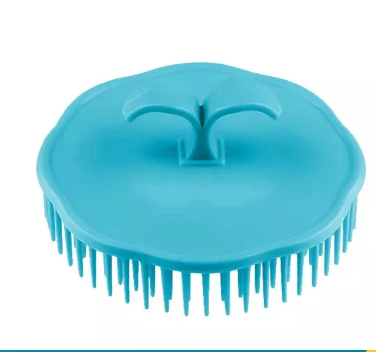 Head Massage Brush Soft Glue Shampoo Brush Bathroom Products Plastic Sanitary Comb Washing Hair Scalp Shower Silicone Hair Brush