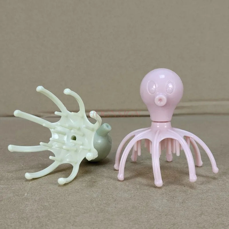1pcs Octopus shampoo comb scalp massager Men and women grab scalp cleaner acupoint live meridian head massager