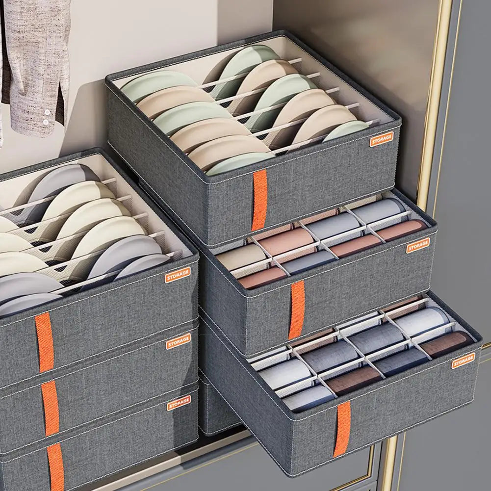 Bedroom Cabinet Drawer Underwear Organizer Wardrobe Clothes Organizer Socks Bra Clothing Storage Boxes Pants Socks Organizers ﻿