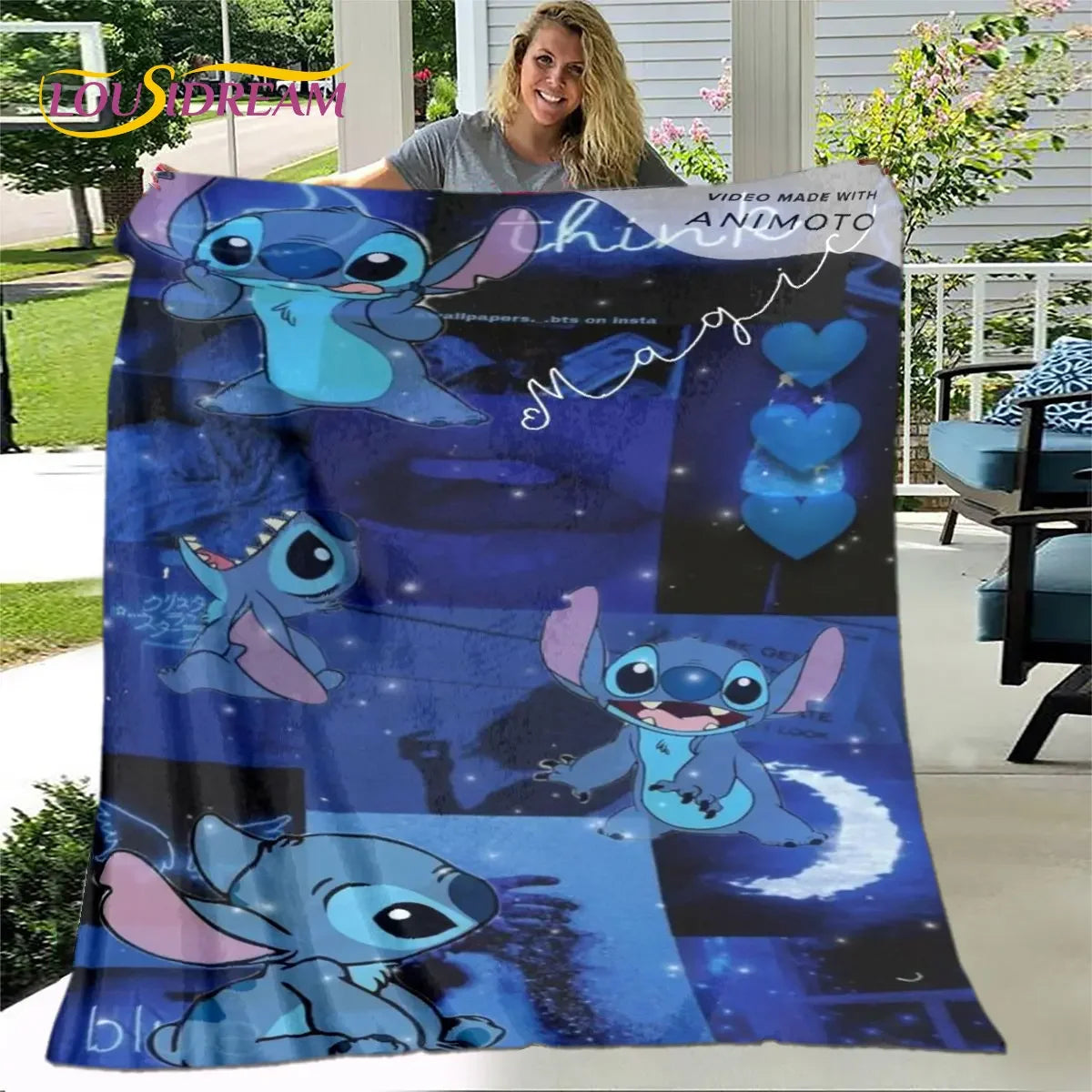 Cute Cartoon Children's Blanket,Flannel Blanket Throw Blanket,Sherpa Warm Kid Blanket for Living Room Bedroom Beds Sofa Outdoors