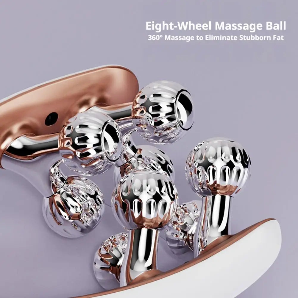 Intelligent Portable Face Slimming Instrument V-shaped Electric Lifting Roller Beauty Instrument Facial Neck Vibration Massager