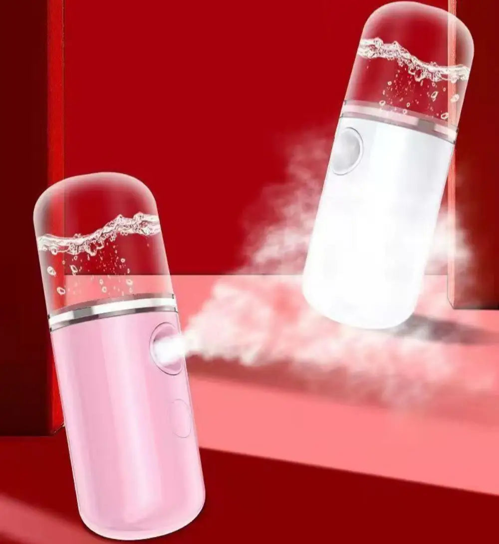 30ml Wireless Rechargeable Nano Mist Sprayer Portable Mini Face Humidifier Cool Fogger Skin Hydrating Device