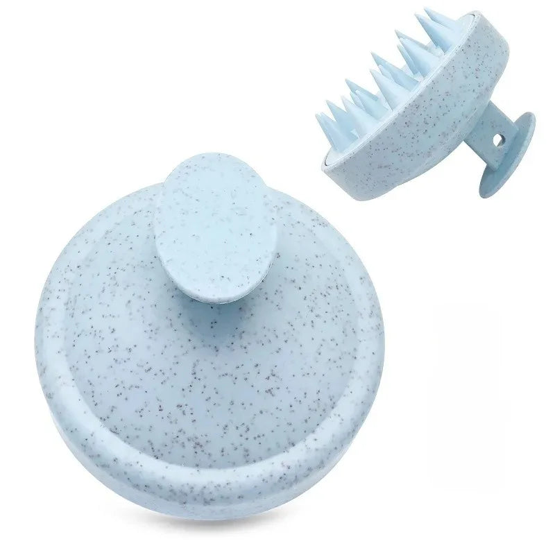 Scalp Scrubber Shampoo Brush Massager Clean Scalp Comb With Handle Hair Washing Brush Scalp Exfoliator Brush Head Scrubber Tools