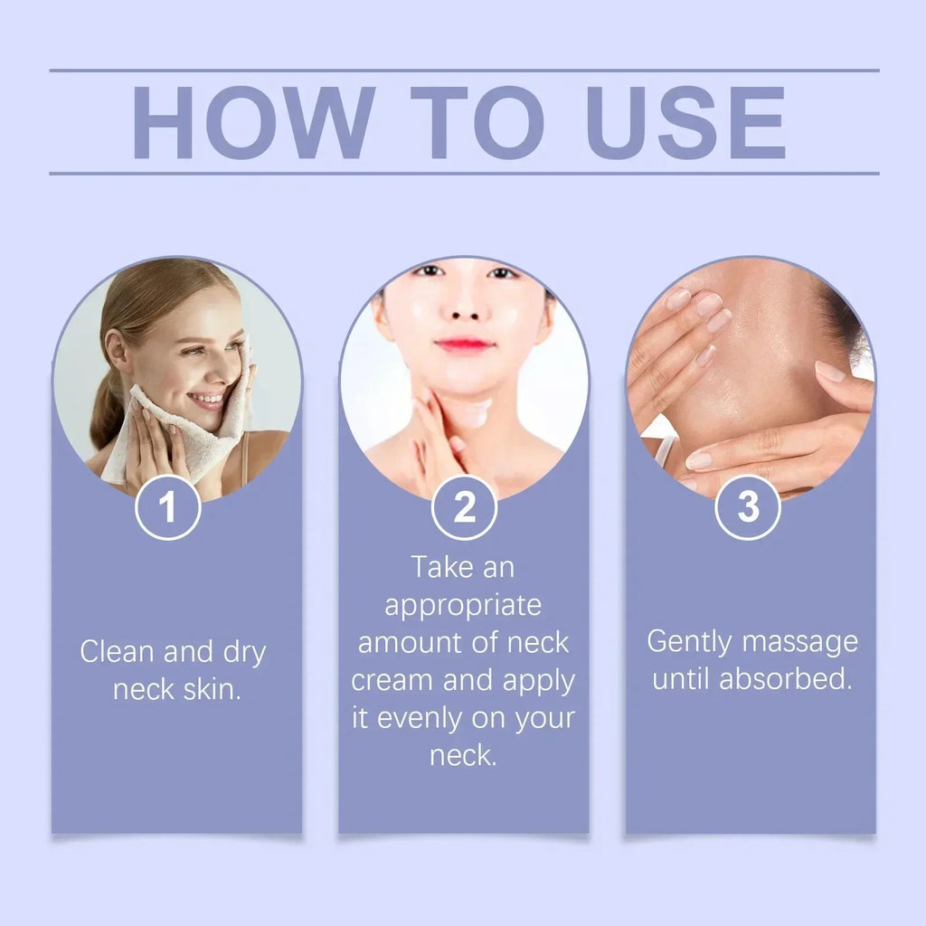 Neck Lift Tighten Cream Lightens Fine Lines Brightens Firms Nourishes Neck Cream Lightening Smoothing Moisturizer Neck Cream