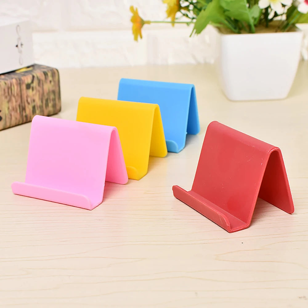 Mini Portable Kitchen Phone Holder Universal Movable Mini Lazy Bracket Fashion Convenience Cellphone Mount Plastic Stand