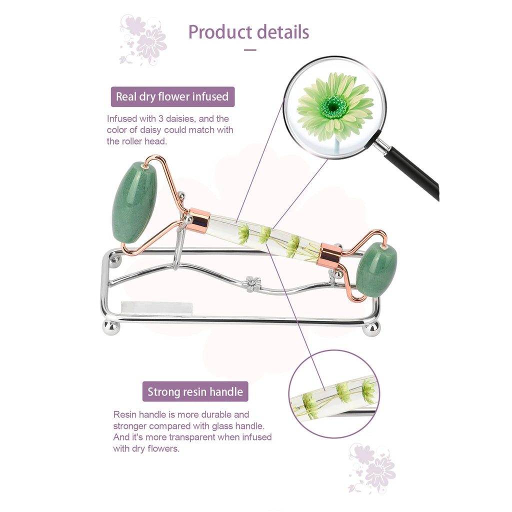 1pc Jade Roller Facial Tool Natural Jade Face Roller Massager Tool Body Mini Portable Skin Care Body Massage Relaxing Tool