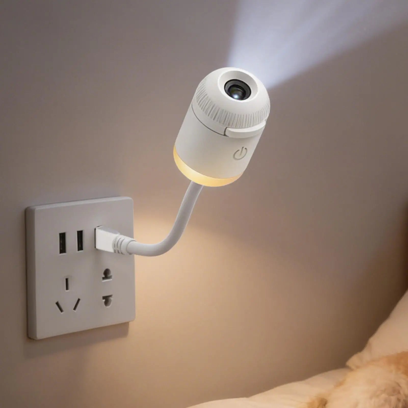Galaxy Projector Night Light Adjustable Brightness USB Light 360 Degree Rotating Galaxy Lamp Projector with 24 Film Slides
