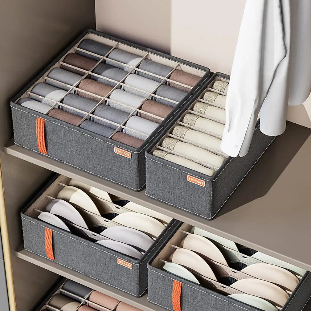 Bedroom Cabinet Drawer Underwear Organizer Wardrobe Clothes Organizer Socks Bra Clothing Storage Boxes Pants Socks Organizers ﻿