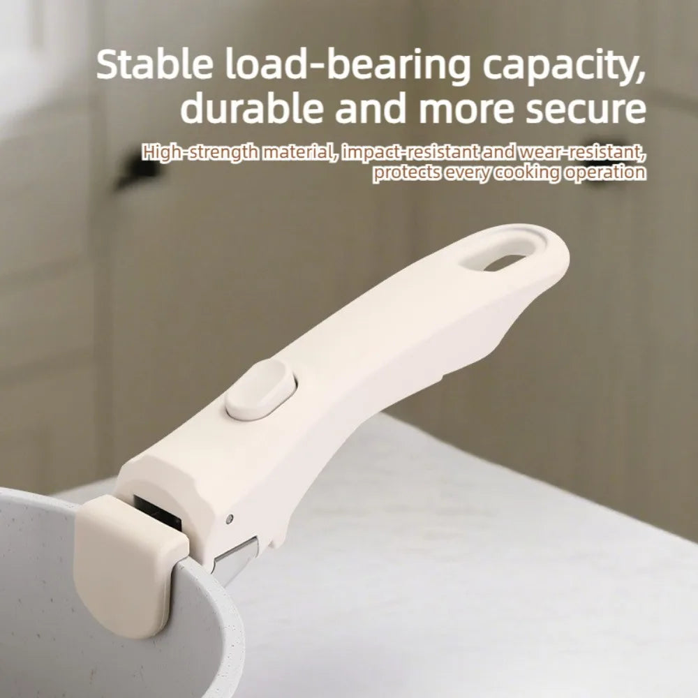 Pot and Pans Handles Food-Grade Material Handles Anti-Scalding Removable Handle Detachable Cookware Handle Kitchens Accessories