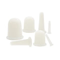 Silicone Vacuum Cupping Massage Jars Anti Cellulite Massage Facial Suction Cups Face Neck Lift Skin Scraping Guasha Anti Wrinkle