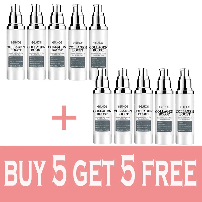 Collagen Booster Face Cream Moisturizing Firming Fade Fine Lines Face Brightening Collagen Booster Hyaluronic Acid Skin care
