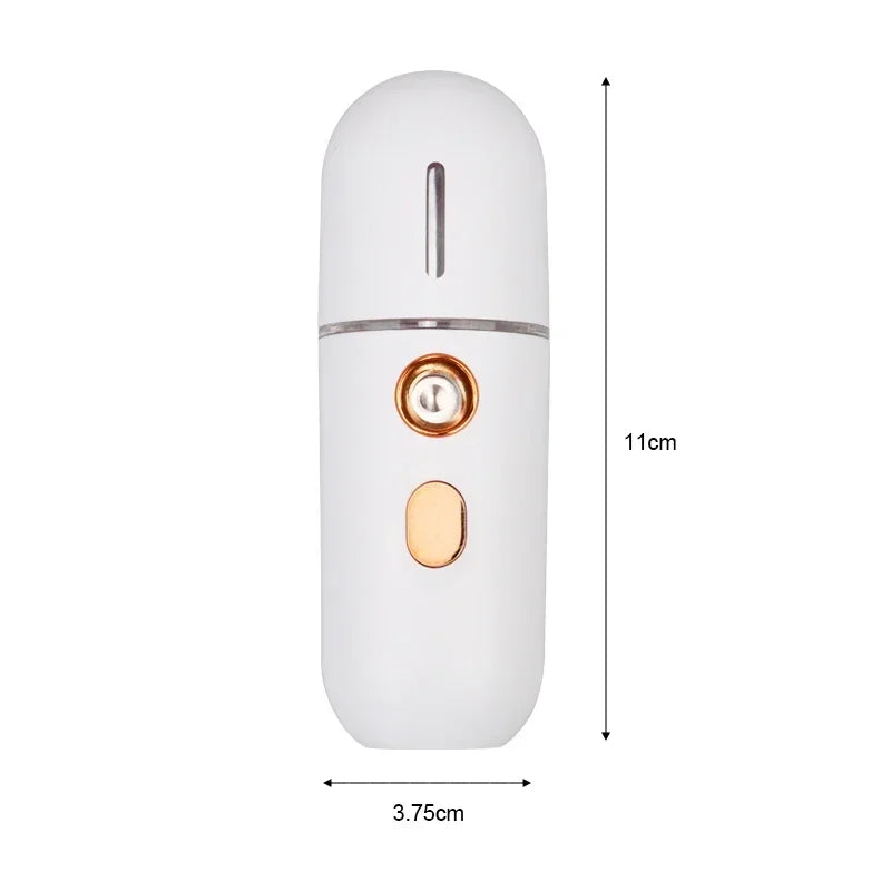 Facial Steamer Device Beauty Spray Hydrating Apparatus  Rechargeable Mini Portable Humidifier