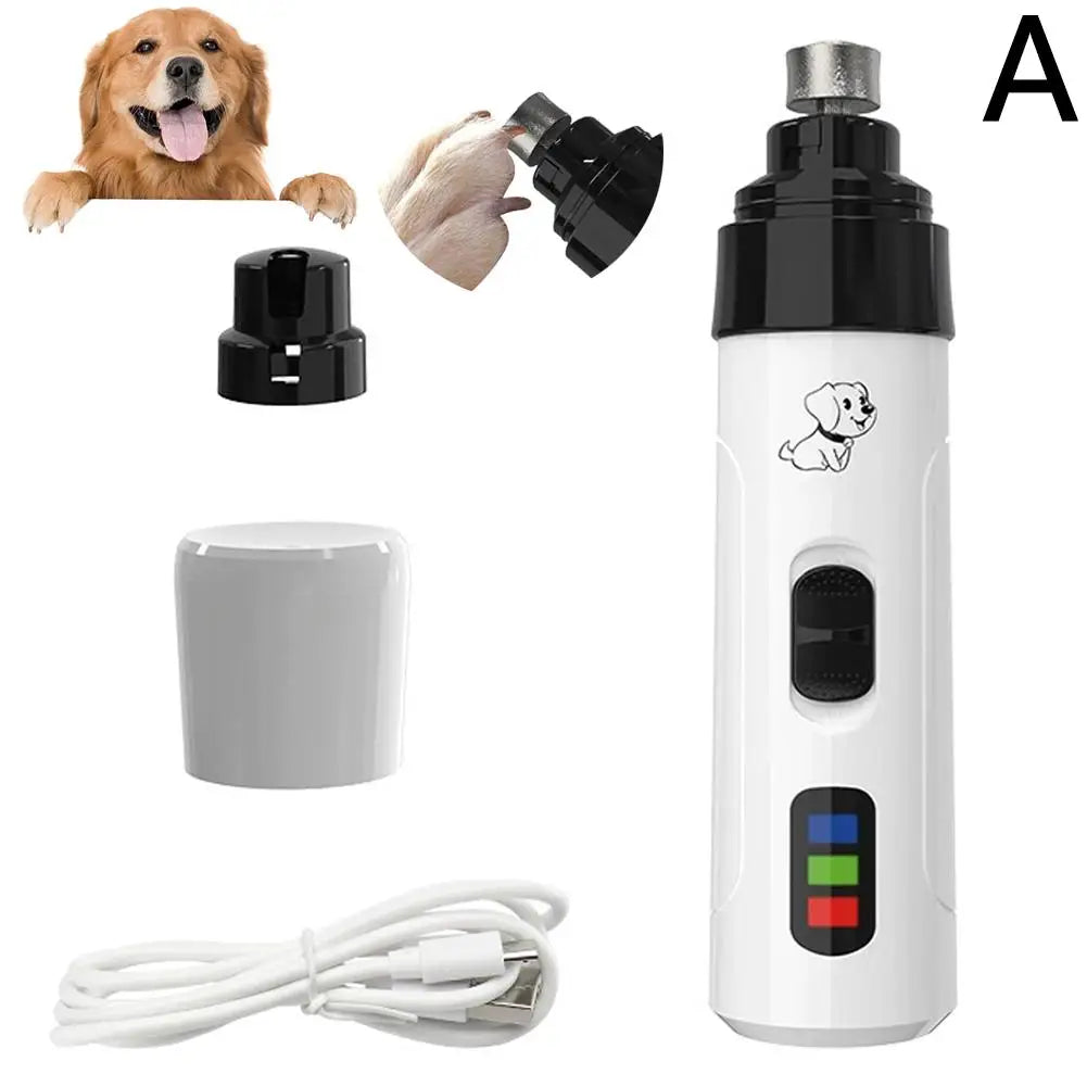 Painless Electric Dog Nail Grinder for Small Large Dog Cat Nail Clippers Pet Paws Nail Grooming USB Charging Trimmer Pet Supplie