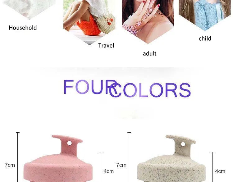 Silicone Shampoo Brush Head Scalp Massage Comb Hair Washing Comb Body Massage Brush Bath Shower Brush Salon Hairdressing Tool