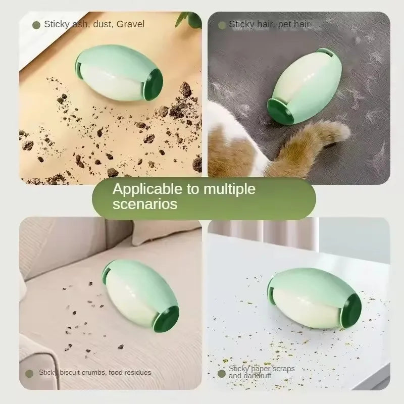 1pc Time-Saver Reusable Washable Lint Roller Strong Adhesive Hair Sticking Machine for Clothes Pets & Furniture Cleaning